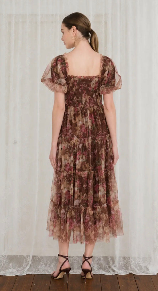 The Flow Tulle Midi