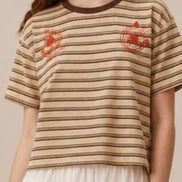 Lucky Embroidered Tee