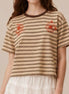 Lucky Embroidered Tee