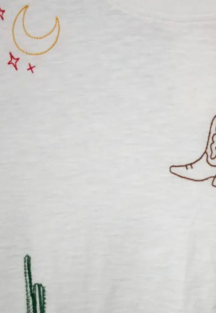 Western Embroidered Tee