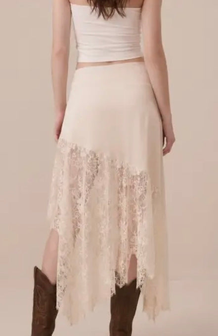Lace Trim Skirt