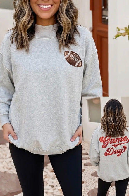 Game Day Mockneck