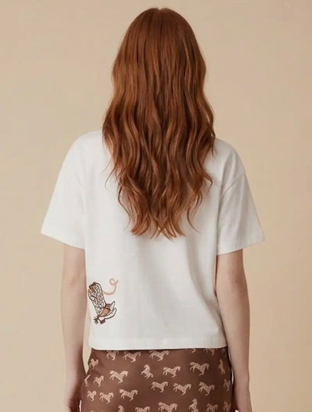 Wild West Embroidered Tee