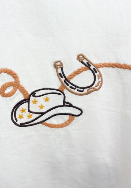 Wild West Embroidered Tee
