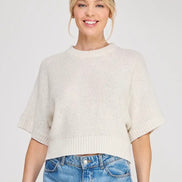 Relaxed Crop Sweater