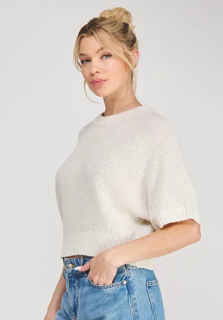 Relaxed Crop Sweater