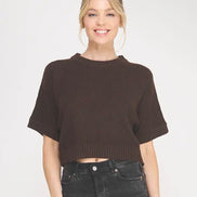 Relaxed Crop Sweater