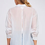 Textured Shimmer Buttonup