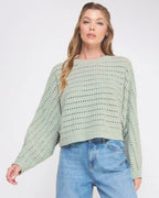 Sage Soft Sweater
