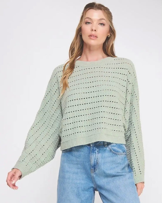 Sage Soft Sweater