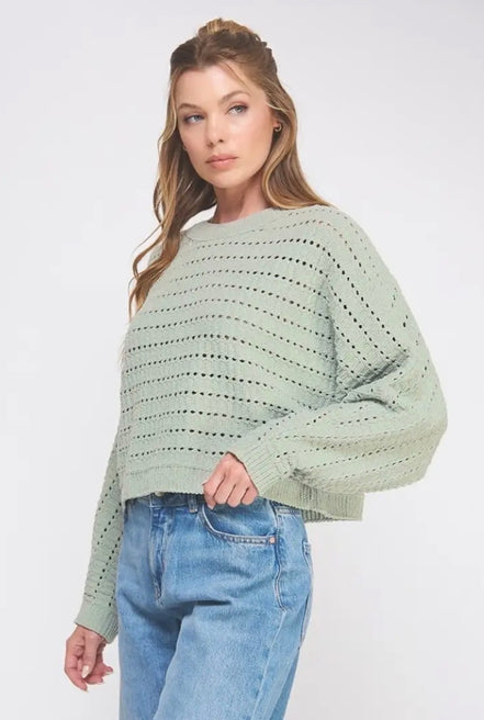 Sage Soft Sweater