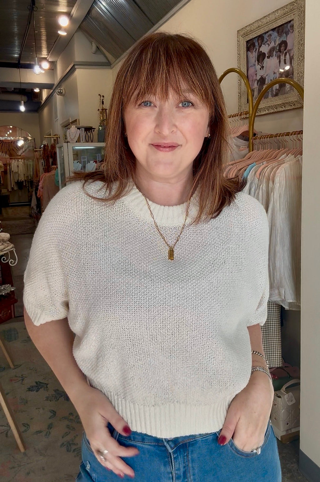 Relaxed Crop Sweater