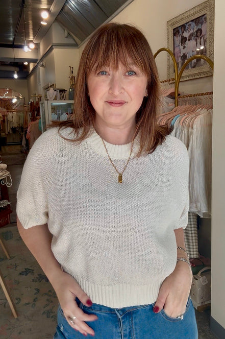 Relaxed Crop Sweater