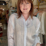 Textured Shimmer Buttonup