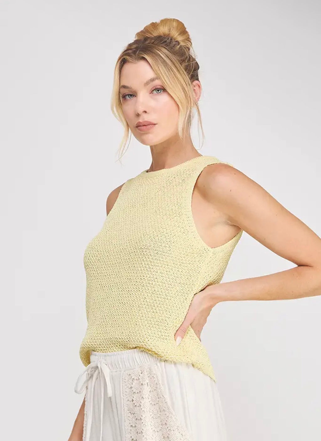 Sunny Sweater Tank