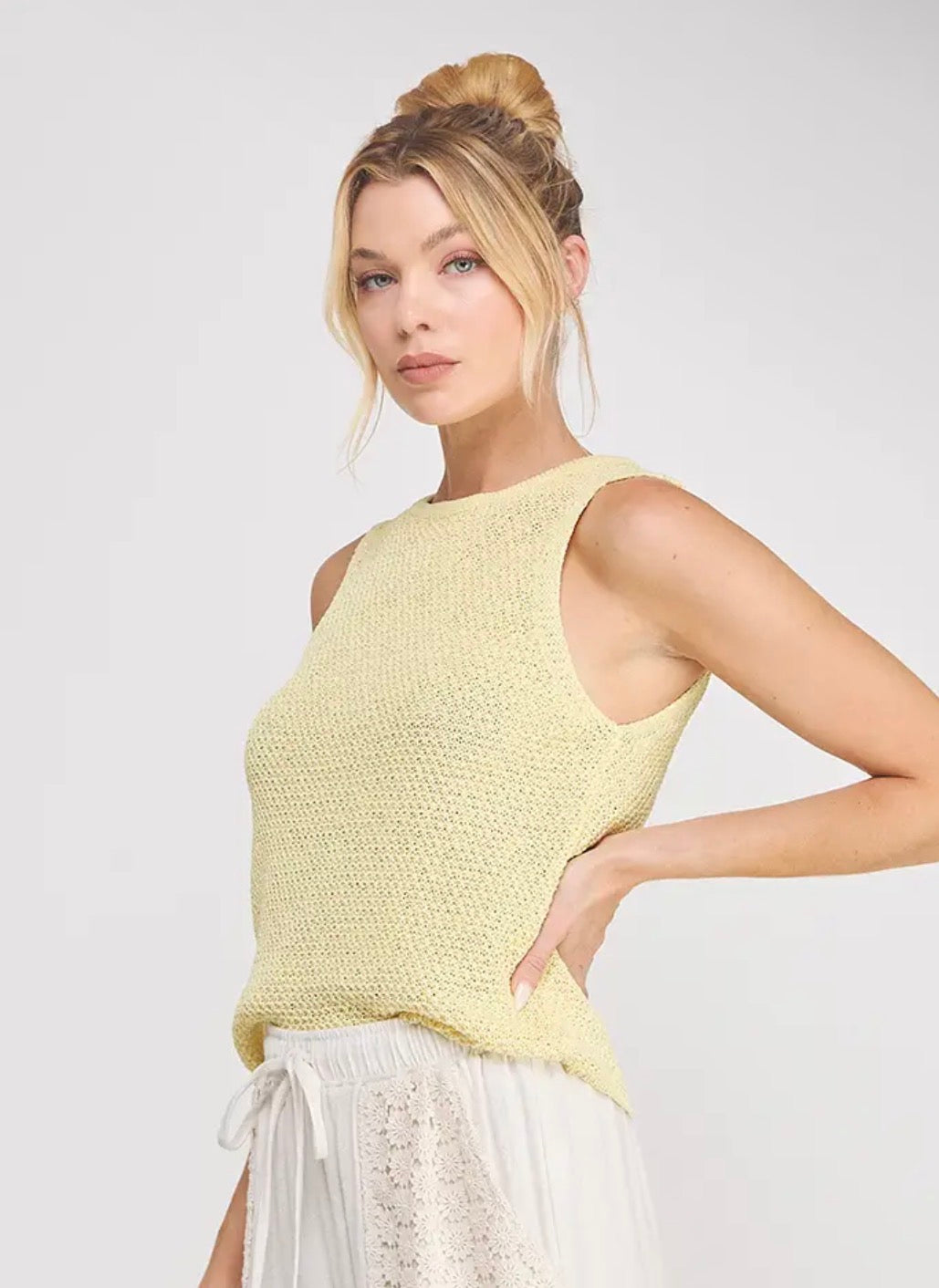 Sunny Sweater Tank