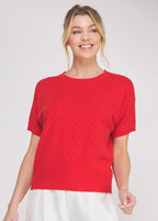 Argyle Fine Guage Sweater