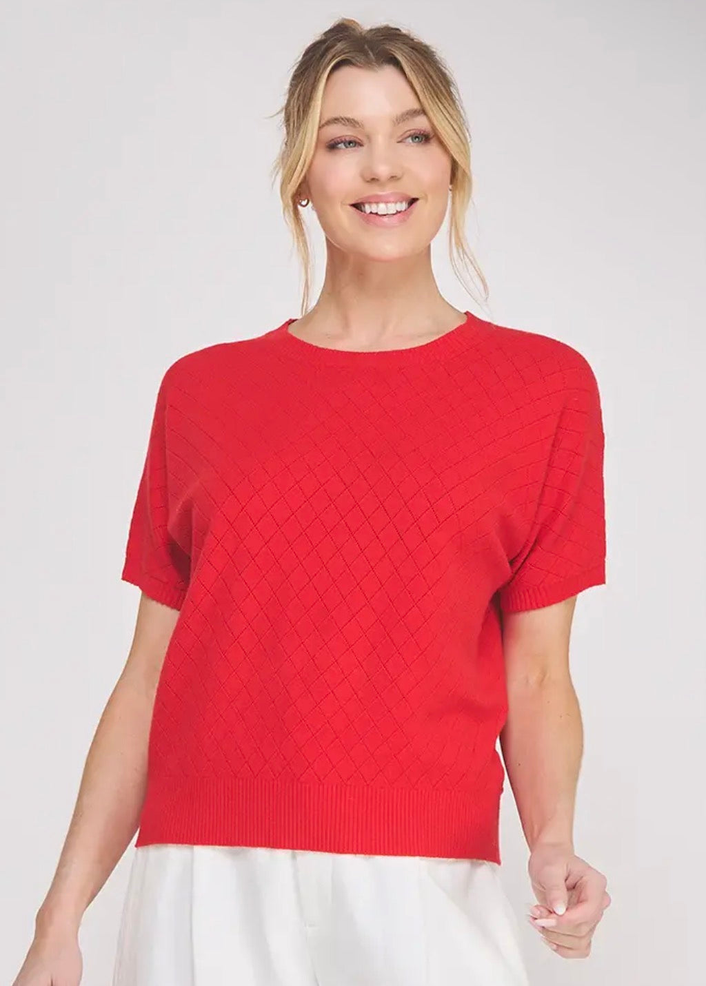 Argyle Fine Guage Sweater