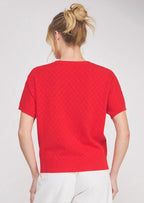 Argyle Fine Guage Sweater