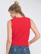 Scalloped Edge Vest