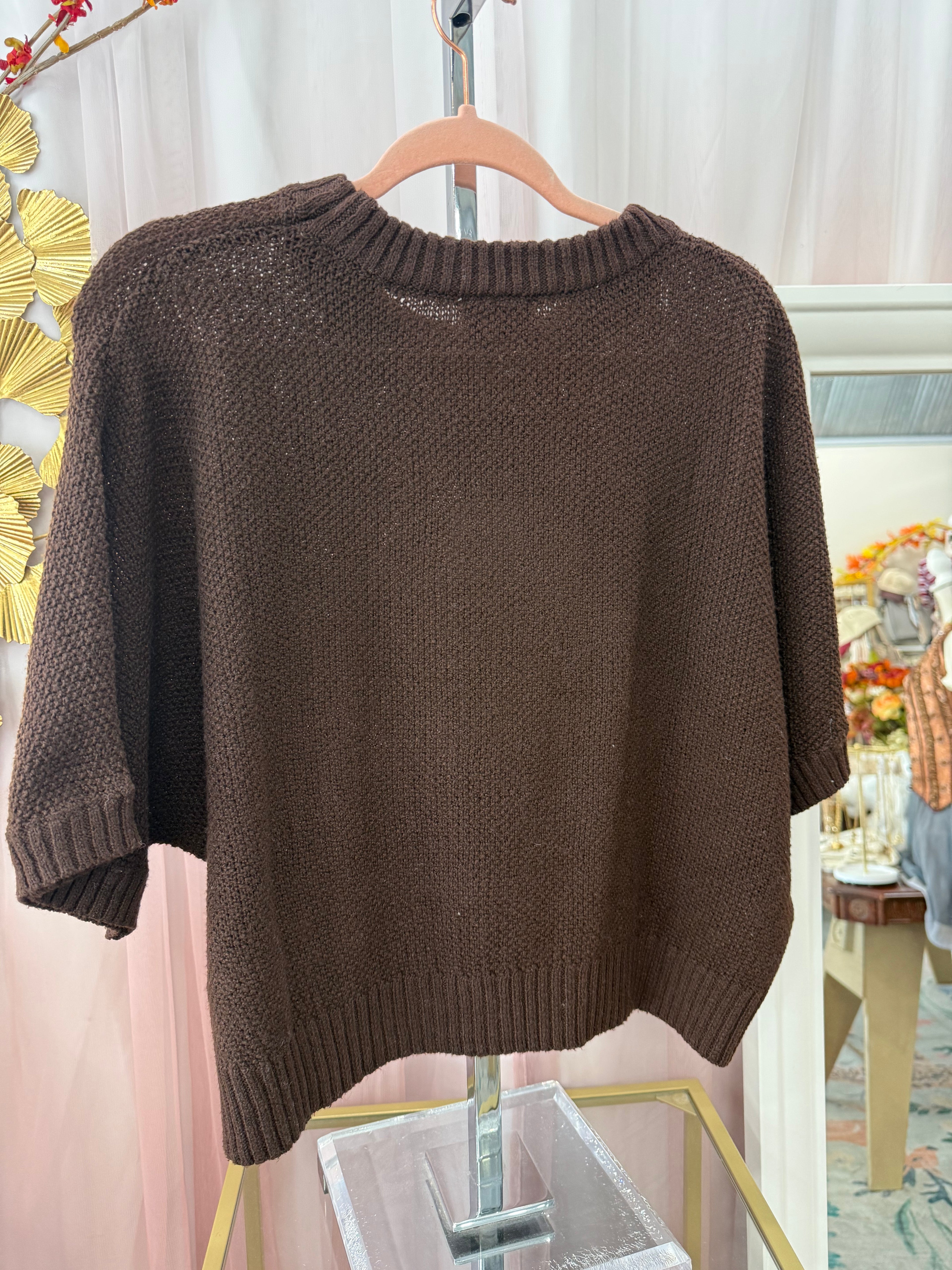 Relaxed Crop Sweater
