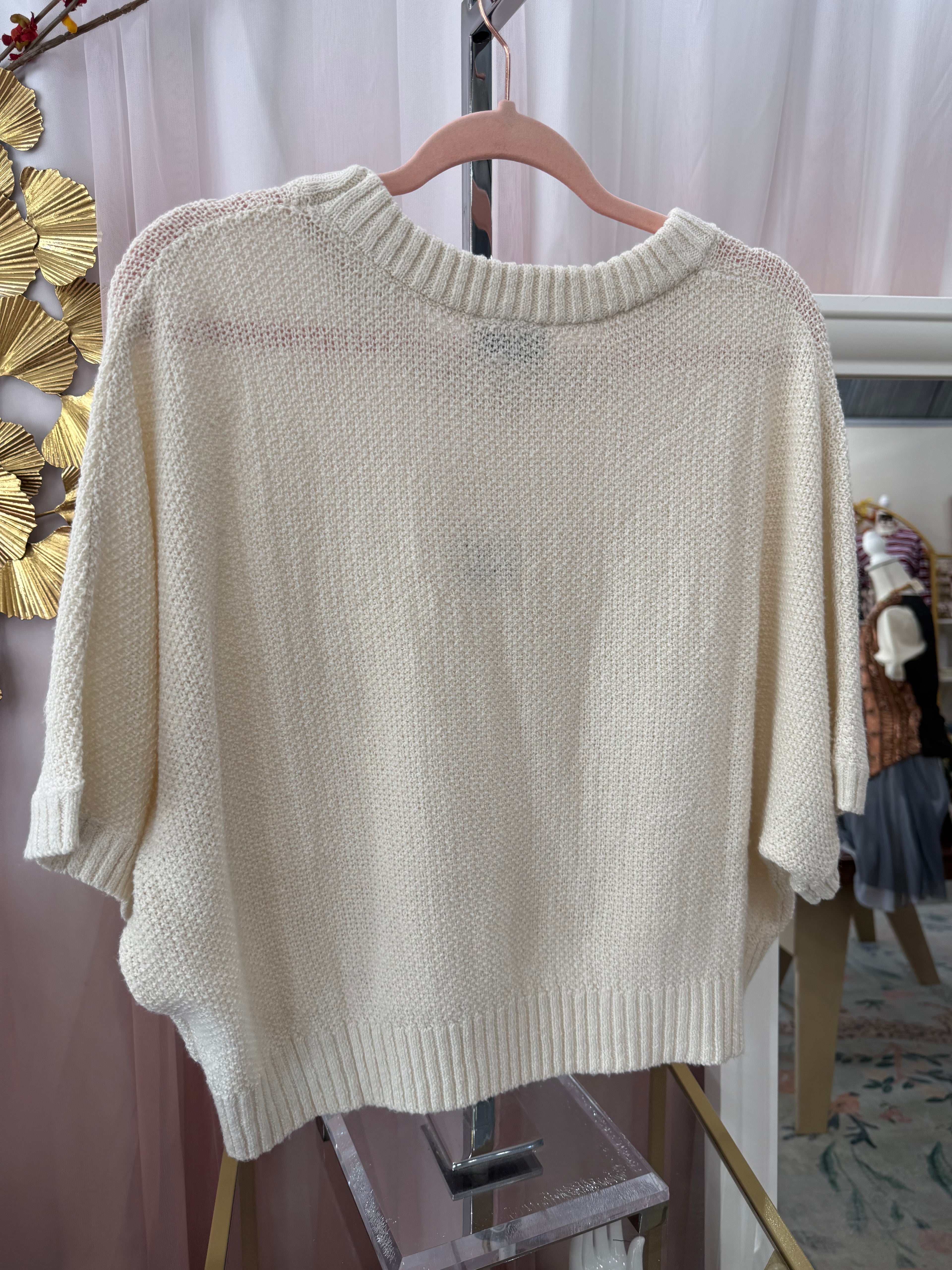 Relaxed Crop Sweater