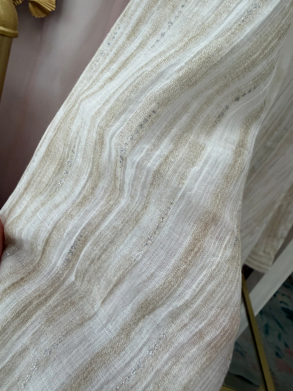Textured Shimmer Buttonup