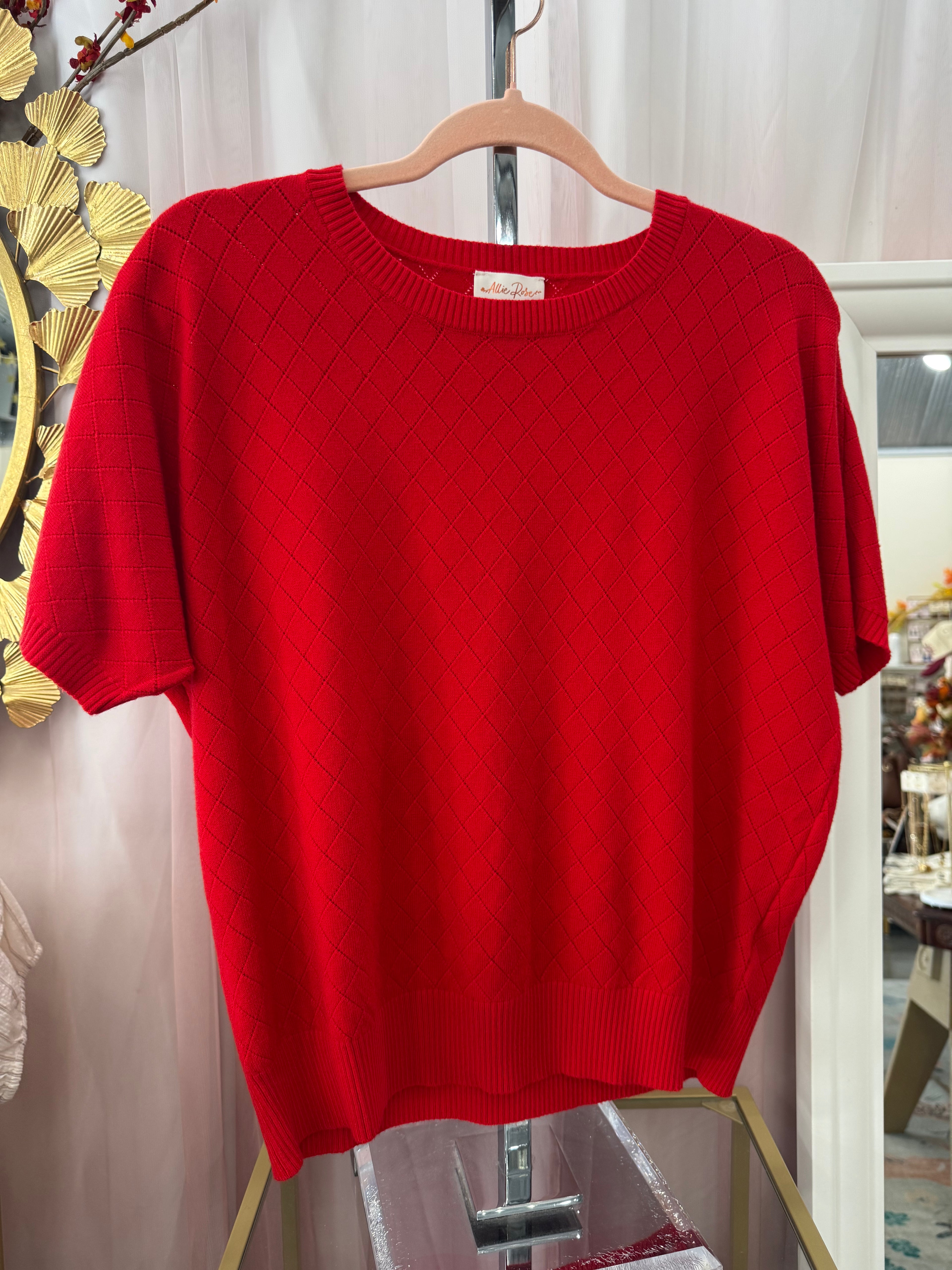 Argyle Fine Guage Sweater