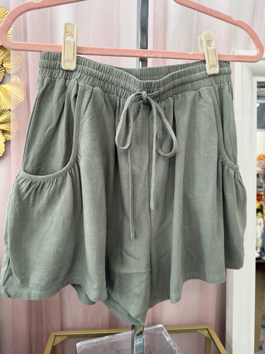 Textured Olive Short