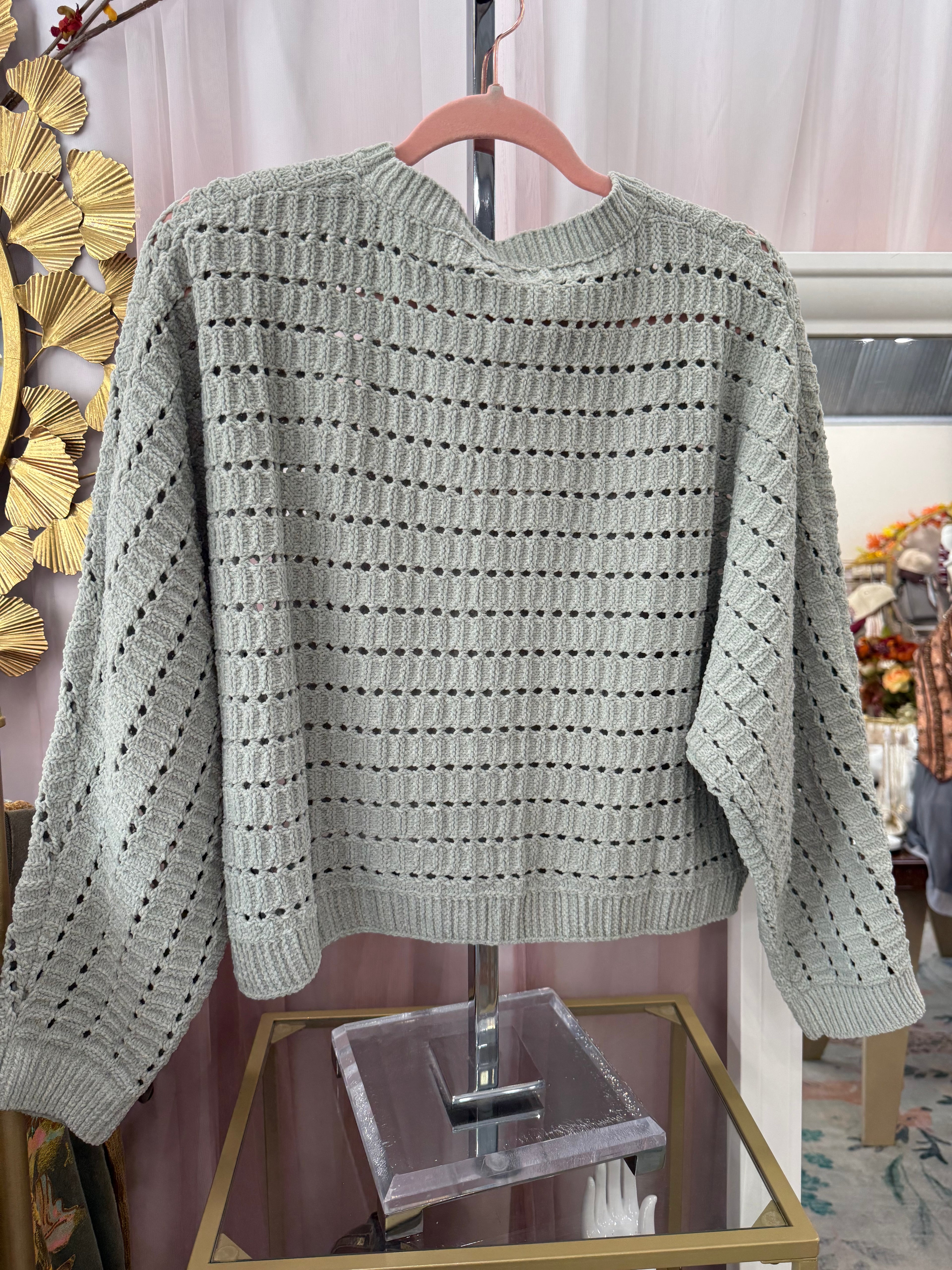 Sage Soft Sweater