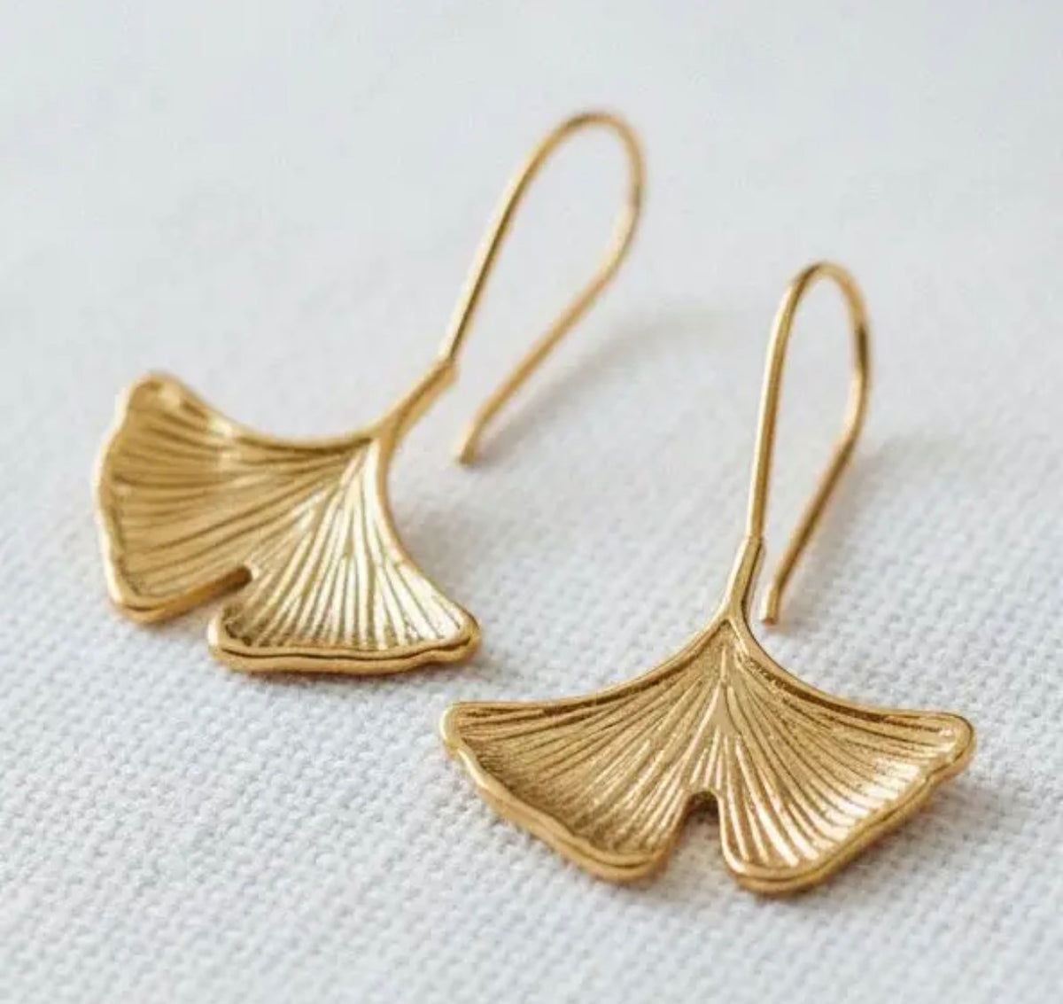 Ginkgo Leaf Earrings