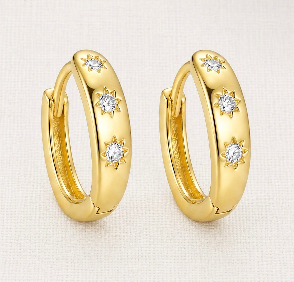 Starburst Hoops