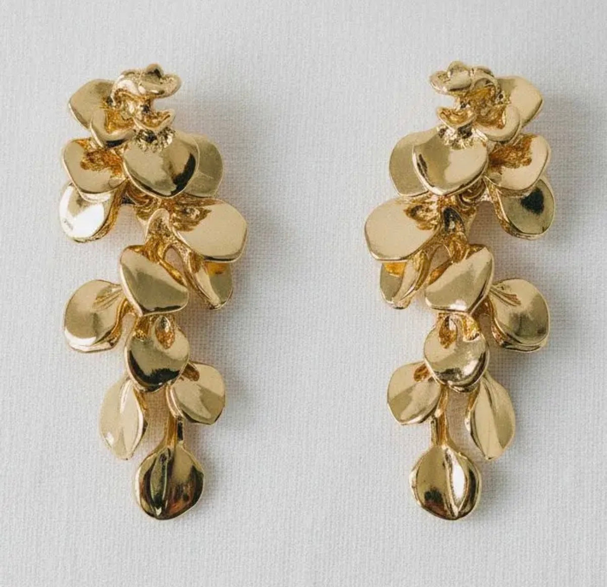 Leaf Tassel Earrings