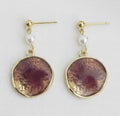 Enamel Geo Earrings