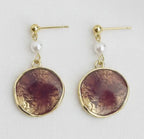 Enamel Geo Earrings