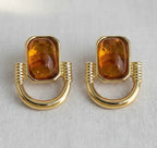 Geo Square Earrings