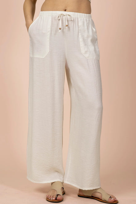 Wide Leg Woven Pant