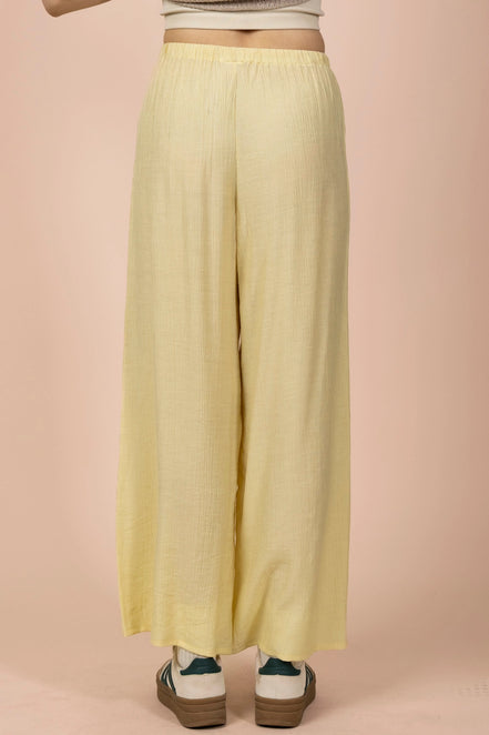 Wide Leg Woven Pant